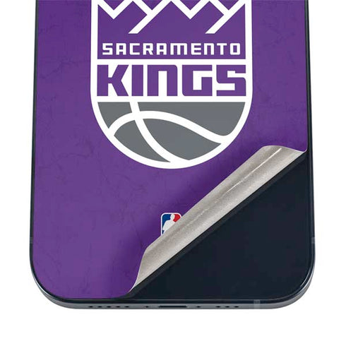 NBA Sacramento Kings Distressed iPhone 16 Plus Skin